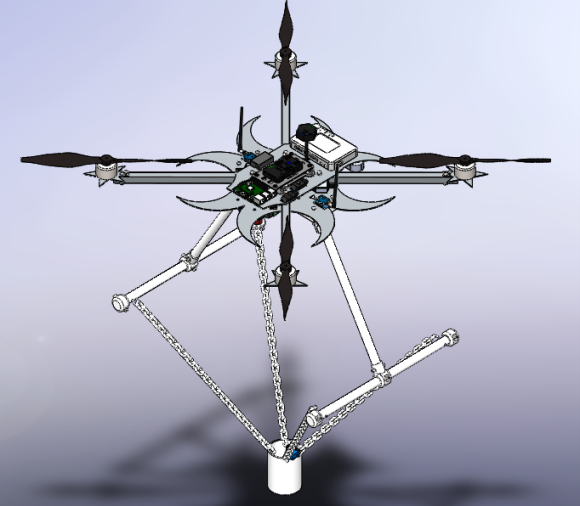 ABRA Autonomous Fire-Fighting UAV