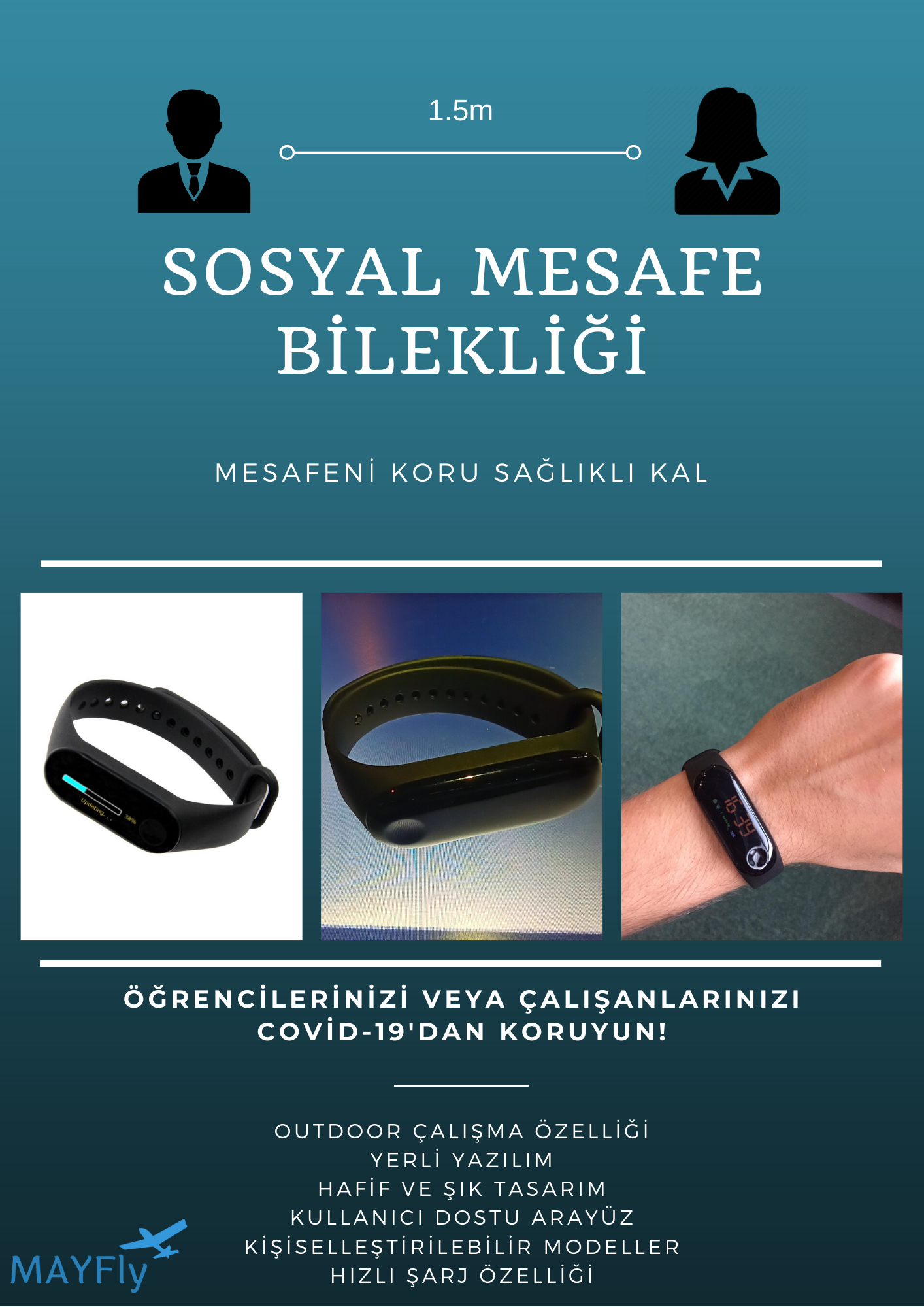Smart Social-Distancing Wristband 8