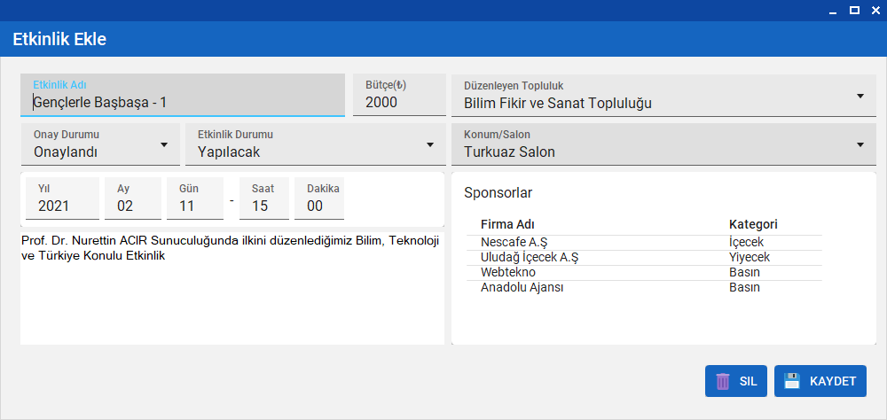 BTU SKS Management Software 3