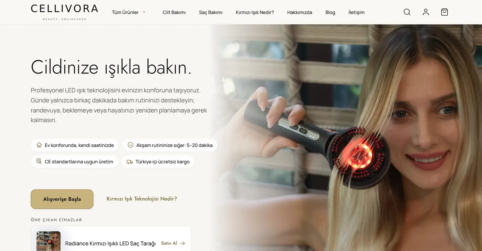 Cellivora — ikas E-commerce Site