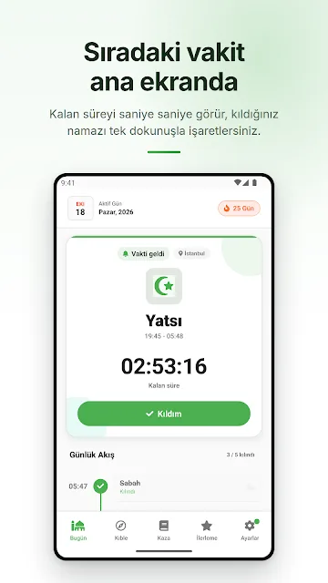 Namaz Akışı — Prayer Assistant · Android 1