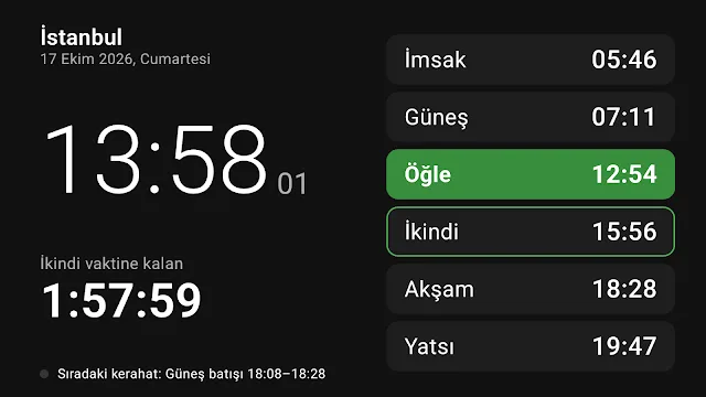 Namaz Akışı — Prayer Assistant · Android TV 3