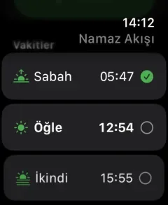 Namaz Akışı — Prayer Assistant · Apple Watch · Vakitler