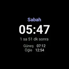 Namaz Akışı — Prayer Assistant · Wear OS · Tile vakit